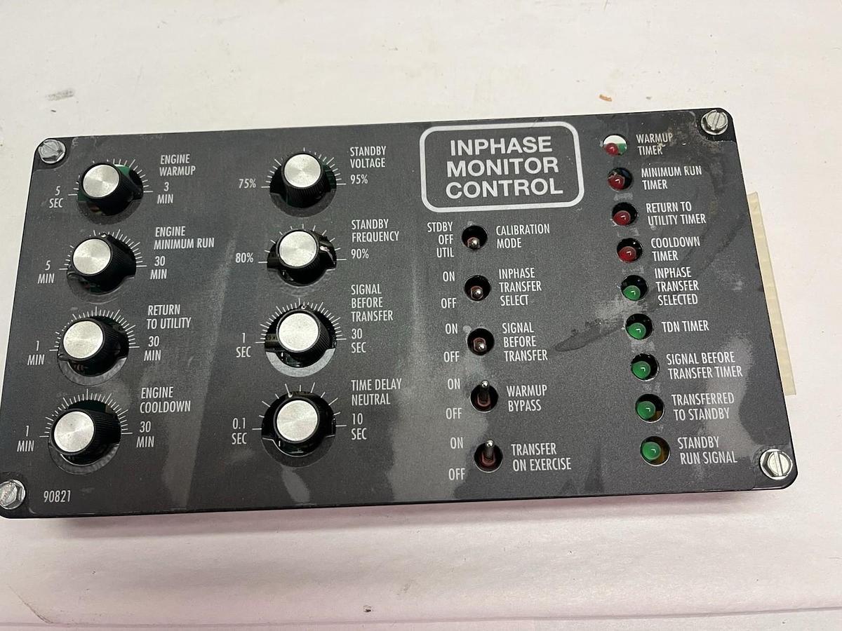 Used GENERAC,0927340SRV,INPHASE MONITOR CONTROL OFF TRANSFER SWITCH