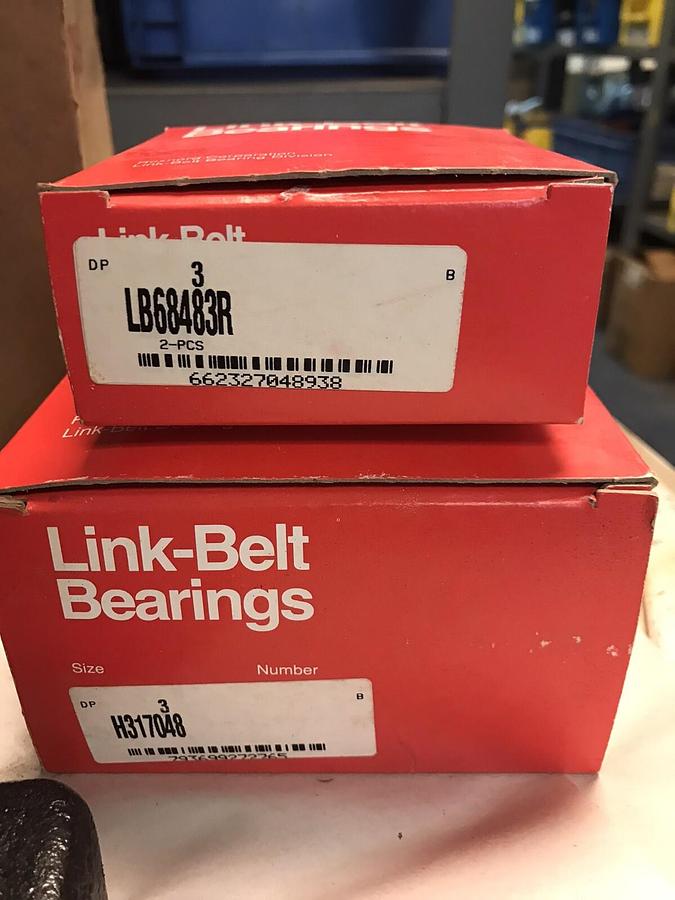 Link Belt,PLB6848FR,Pillow Block Bearing Assembly 22217LBKC3 Bearing