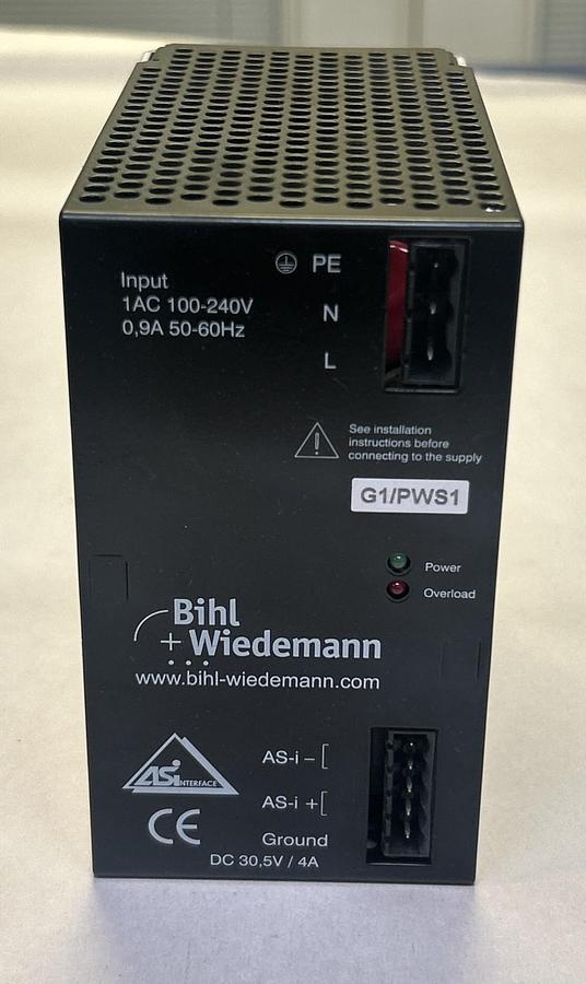 Used BIHL WIEDEMANN,BW1649,POWER SUPPLY