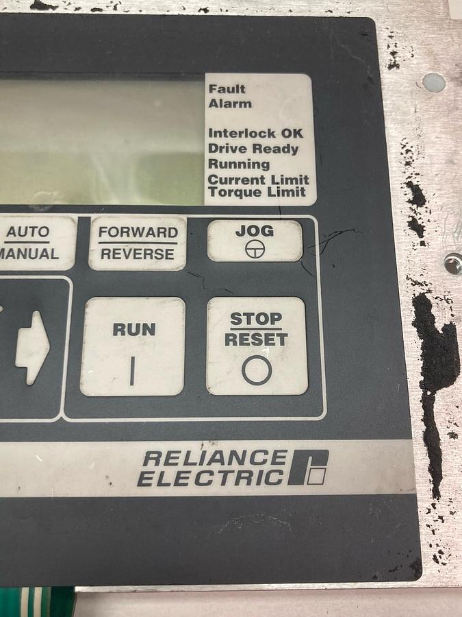 Used Reliance Electric,VS 3000,FLEXPAK DC DRIVE DISPLAY PANEL