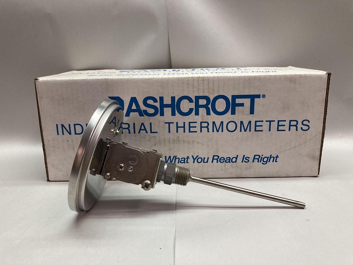 Ashcroft,7MA-15421-016,Bimetal Thermometer 1/2 NPT 50 to 550°F