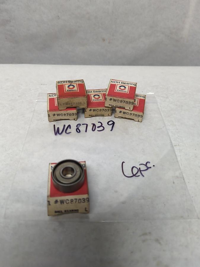 NDH DELCO,WC87039,BALL BEARING LOT OF 6 NOS