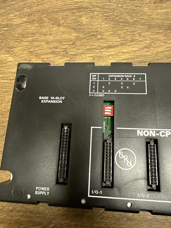 Used GE Fanuc,IC693CHS392J,10 Slot Expansion Rack EMI Enhanced