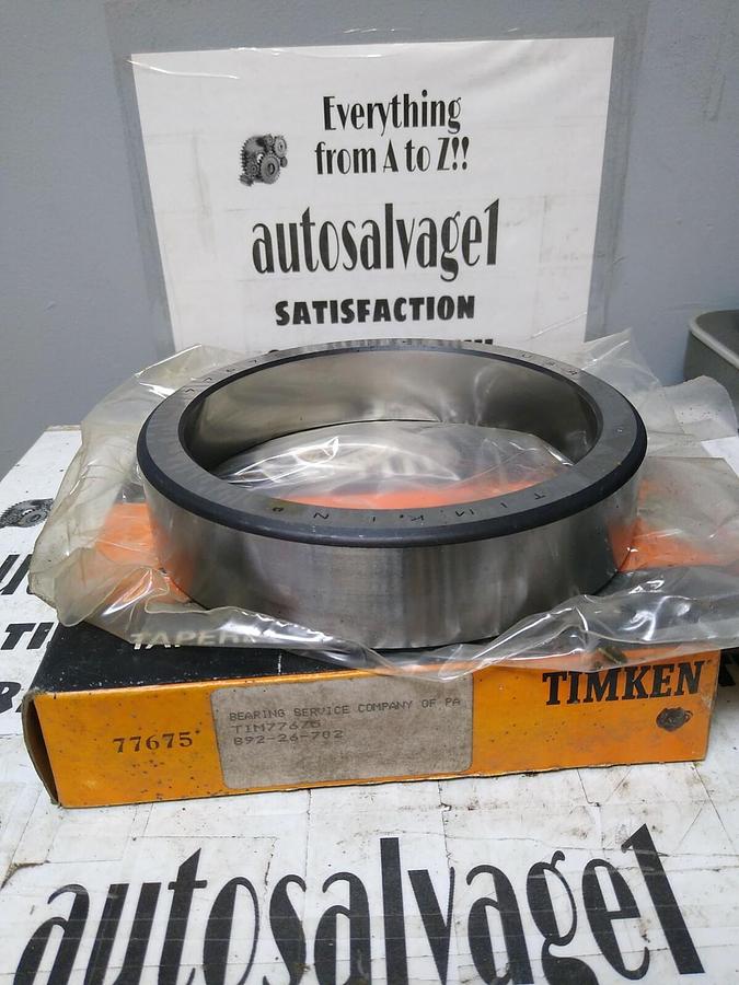 Timken,77675,Roller Bearing cup NOS