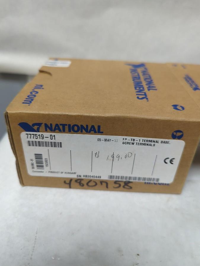 NATIONAL INSTRUMENTS,777519-01,TERMINAL BASE SCREW TERMINALS FP-TB-1