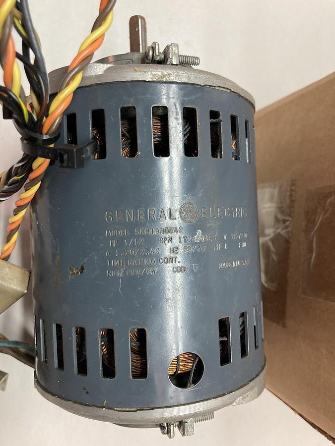 Used General Electric,5KH19MG242,1-Phase Motor 1725/1425rpm 1/12hp 50/60Hz