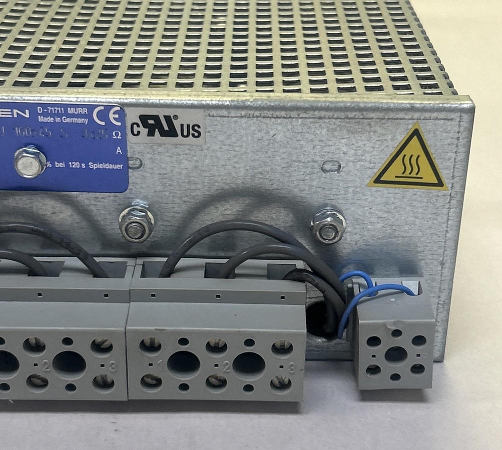 Used FRIZLEN,FZDPQU 160X45 S 3X25,RESISTOR 3 PHASE 150 W 25 OHMS