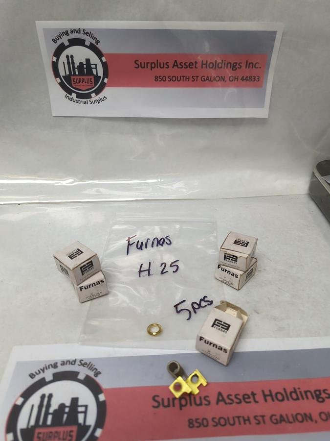 FURNAS,H25,OVERLOAD HEATER ELEMENT LOT OF 5 NOS