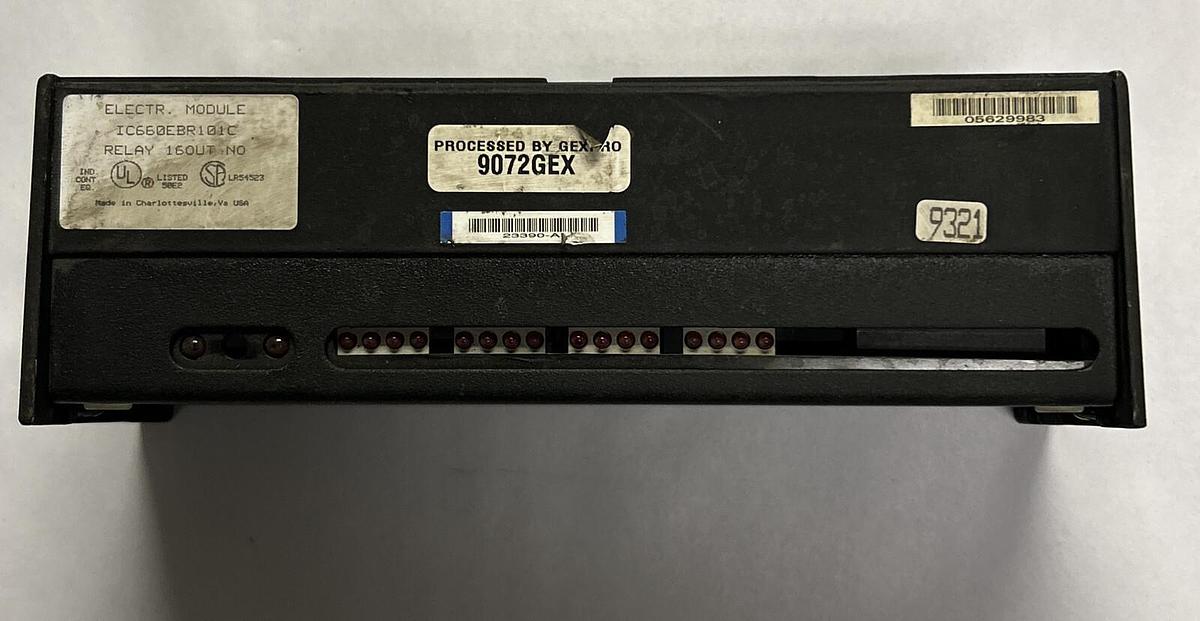 Used GE FANUC,IC660EBR101 IC660EBR101C,GENIUS BLOCK RELAY OUTPUT MODULE
