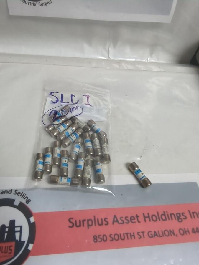 Used LITTELFUSE,SLC-1,CURRENT LIMITING 1 AMP FUSE LOT OF 20 PRE-OWNED