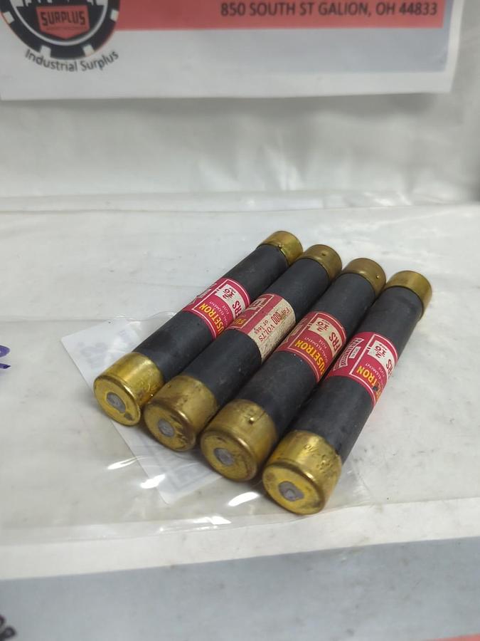 Used COOPER BUSSMANN,FRS 2/10,FUSETRON 2/10 AMP FUSE LOT OF 4 PRE-OWNED