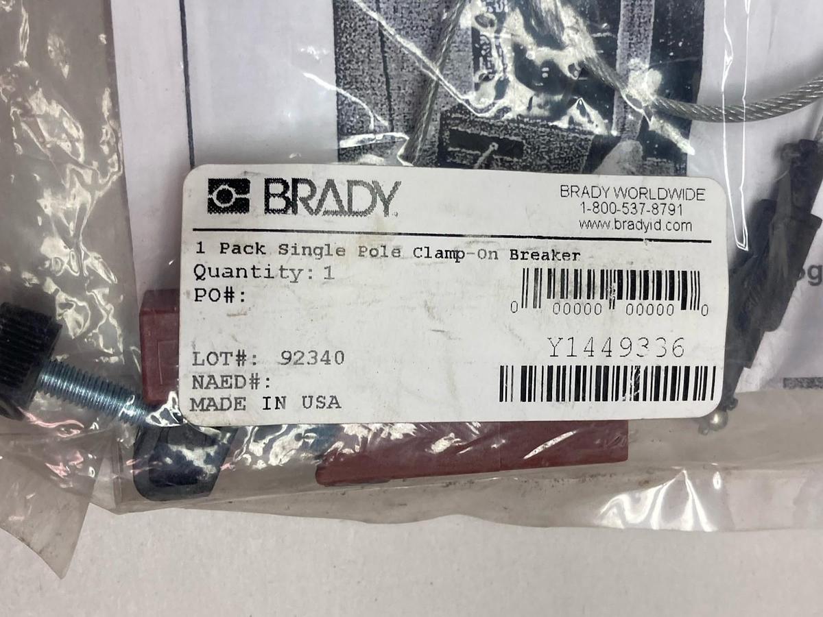 Brady,92340,Single Pole Clamp-On Breaker