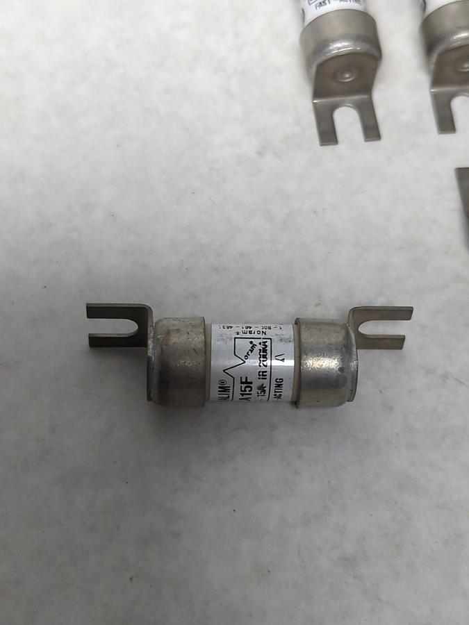 ULTRALIM,6CA15F,15 AMP 600V FUSE LOT OF 8 NOS