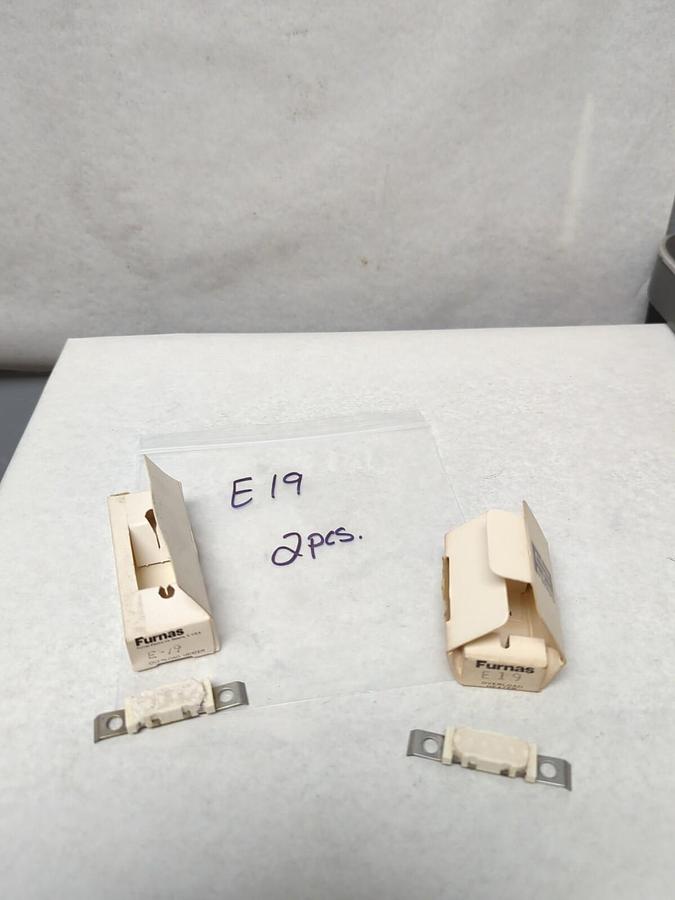 FURNAS,E19,THERMAL OVERLOAD HEATER ELEMENT LOT OF 2 NOS