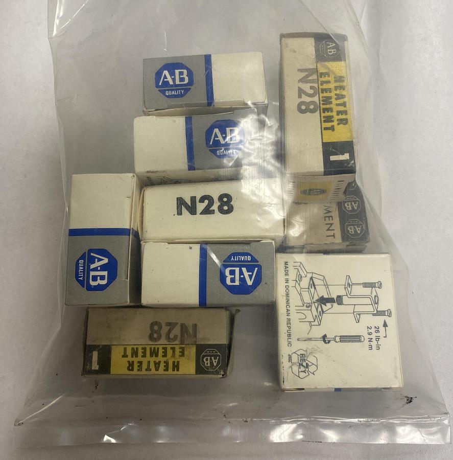 Allen-Bradley,N28,Heater Lot Of 9 NOS