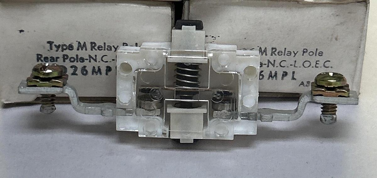 CUTLER HAMMER,D26MPL,RELAY POLE LOT OF 4 NOS