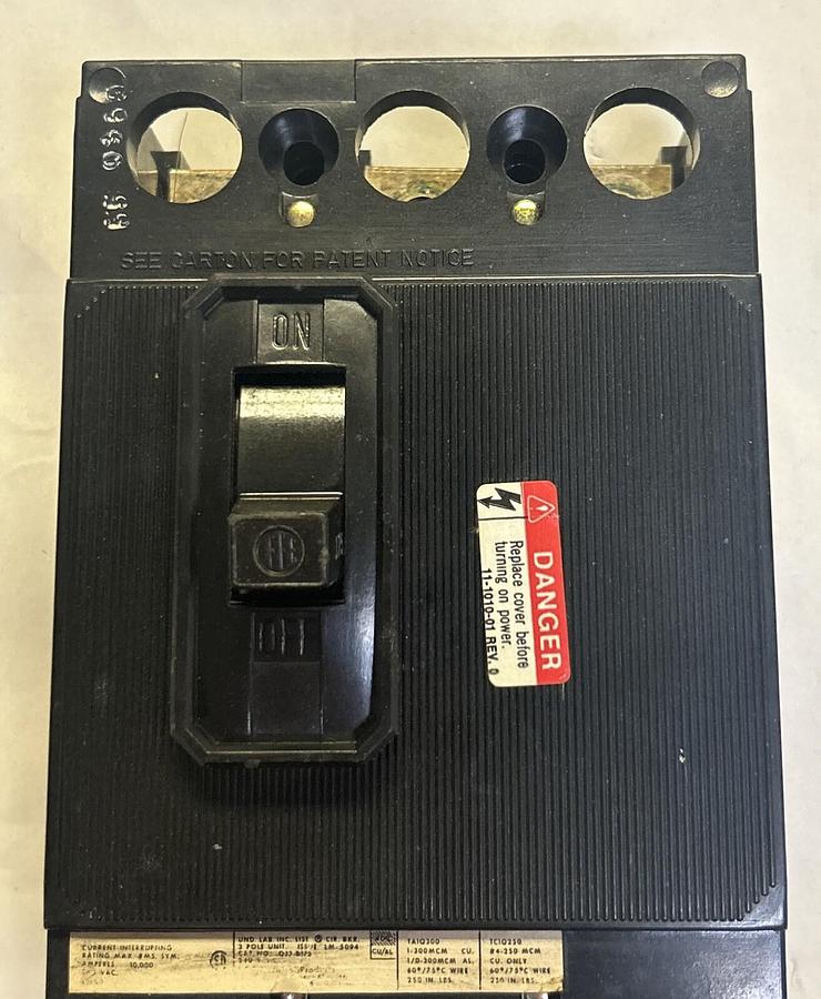 Used ITE,QJ3-B175,CIRCUIT BREAKER 175A 240V 3P