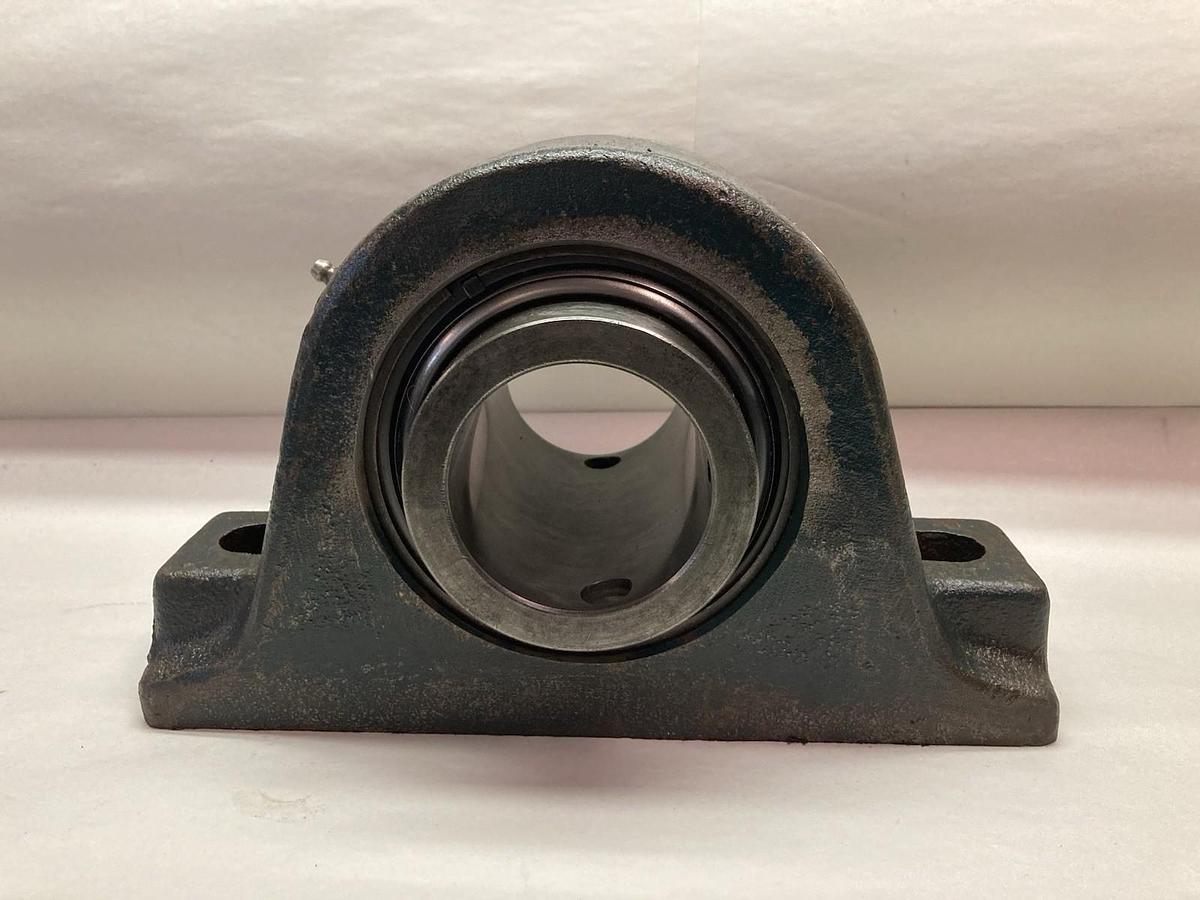 Used Rex,ZA 215,Self-Aligning Pillow Block Bearing 2-2/4 Inch