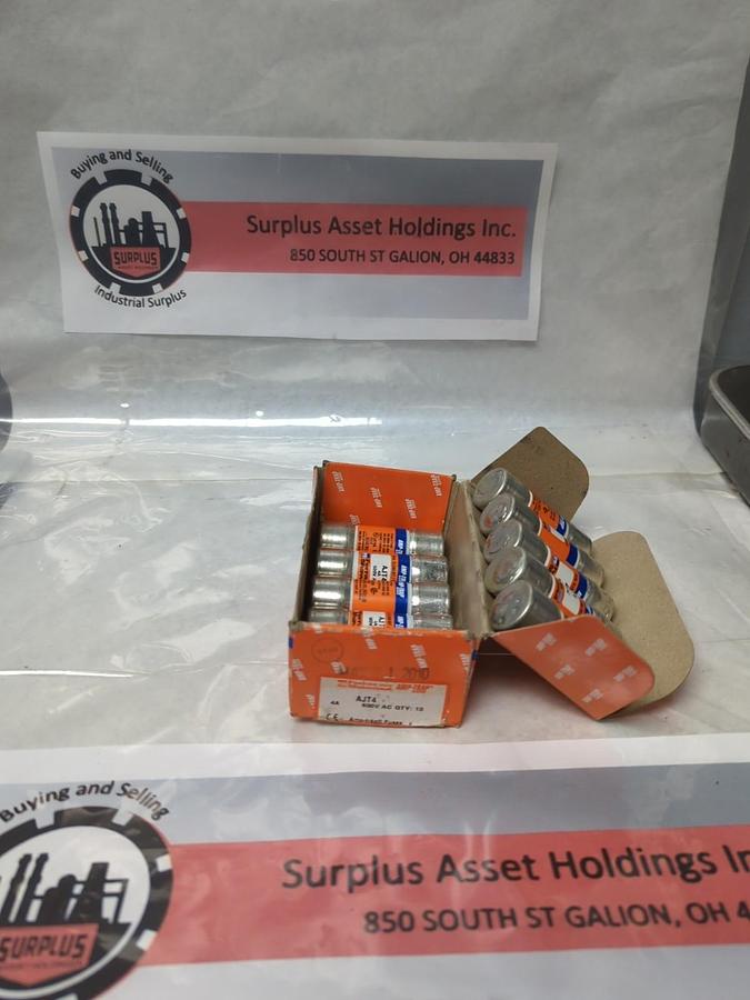FERRAZ SHAWMUT,AJT4,AMP-TRAP 4 AMP FUSES BOX OF 10 NOS