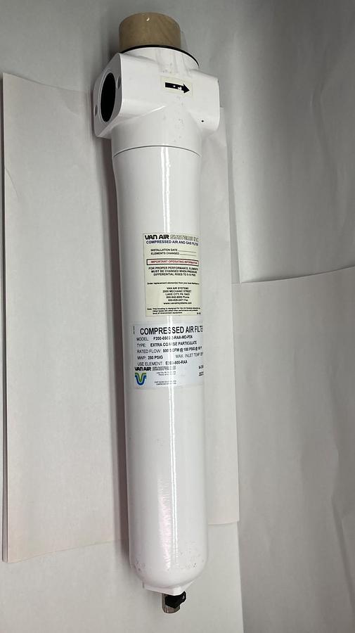 VanAir Systems,Model F200-0500-2-RAA-MD-PD6,Compressed Air Filter 250PSIG