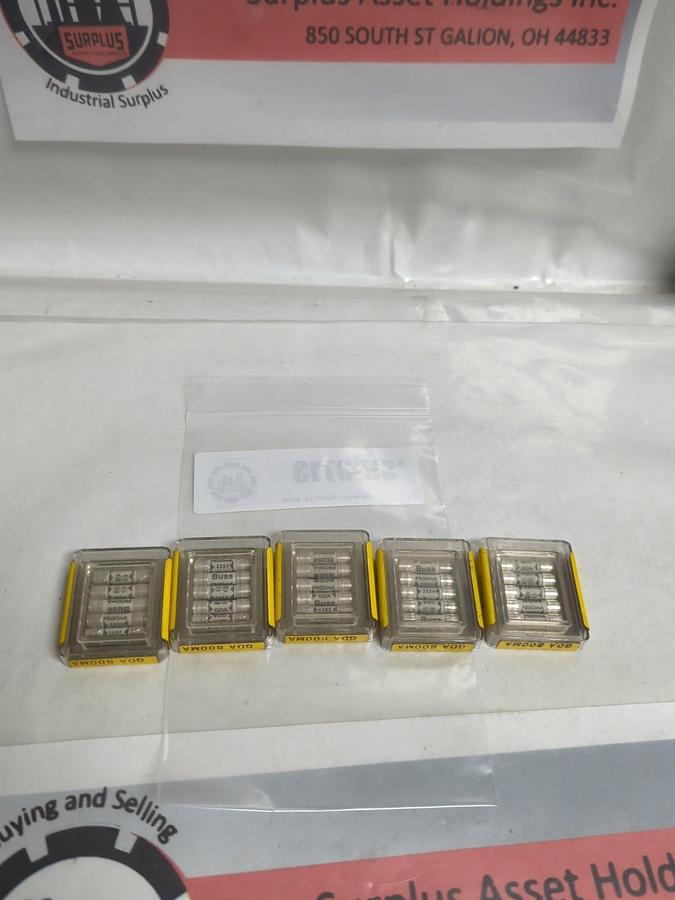 COOPER BUSSMANN,GDA800MA,FUSE LOT OF 25 PCS NOS