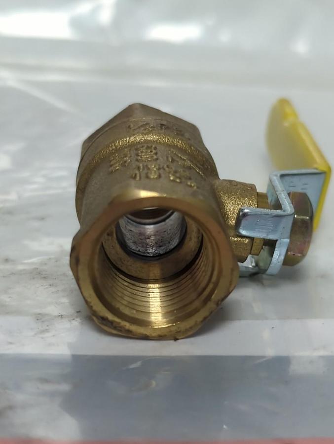 FNW,BRS125G,BALL VALVE 1/2 INCH LOT OF 2 NOS