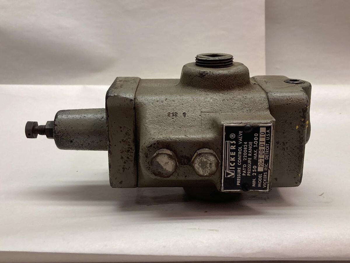 Used Vickers,RCT06D110,Pressure Control Valve