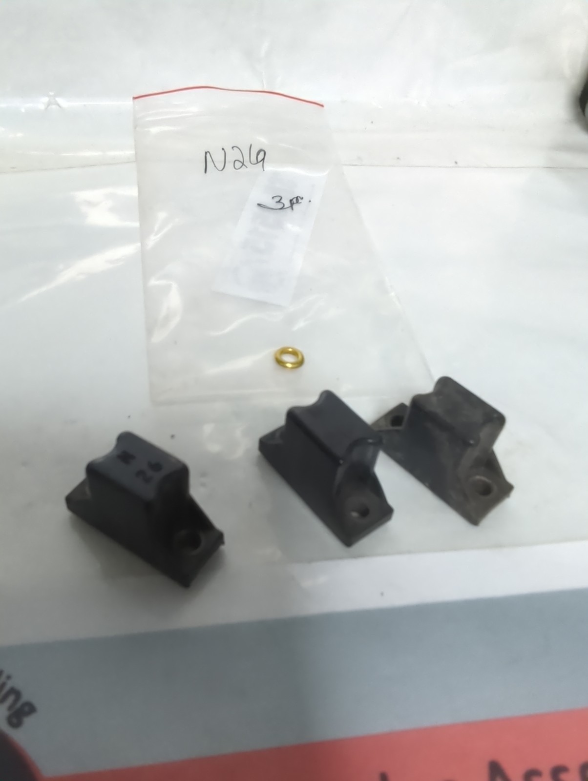 Used ALLEN BRADLEY,N26,THERMAL OVERLOAD PROTECTION HEATER ELEMENT LOT OF 3 PRE-OWNED