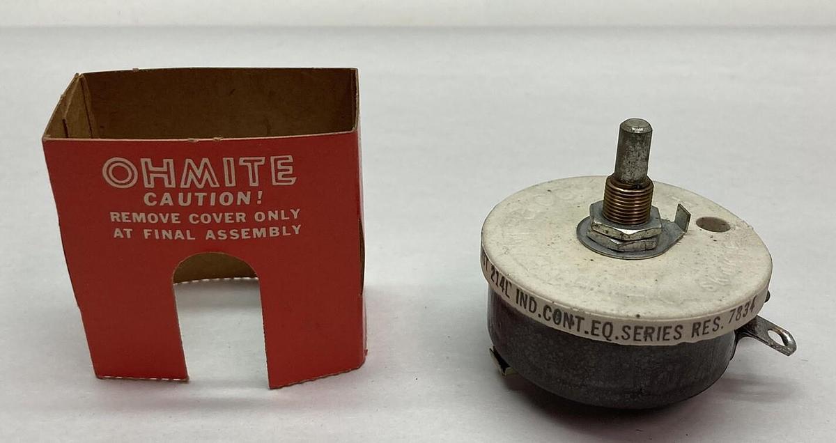 Ohmite,0327 1600,Rheostat 0.18A Series 7834