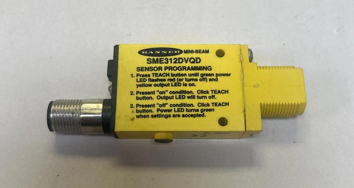 Used BANNER,SME312DVQD,PHOTOELECTRIC SENSOR