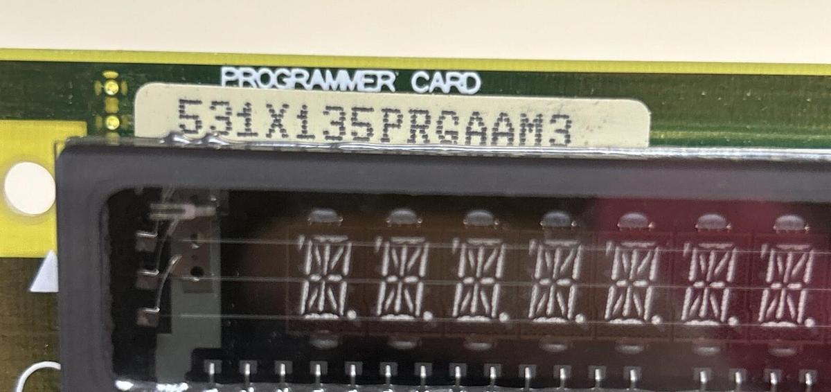 GENERAL ELECTRIC,531X135PRGAAM3,PROGRAMMER BOARD NOS