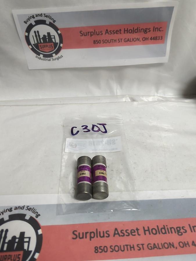 Used G&C,C30J,FUSE 30 AMP LOT OF 2 PRE-OWNED