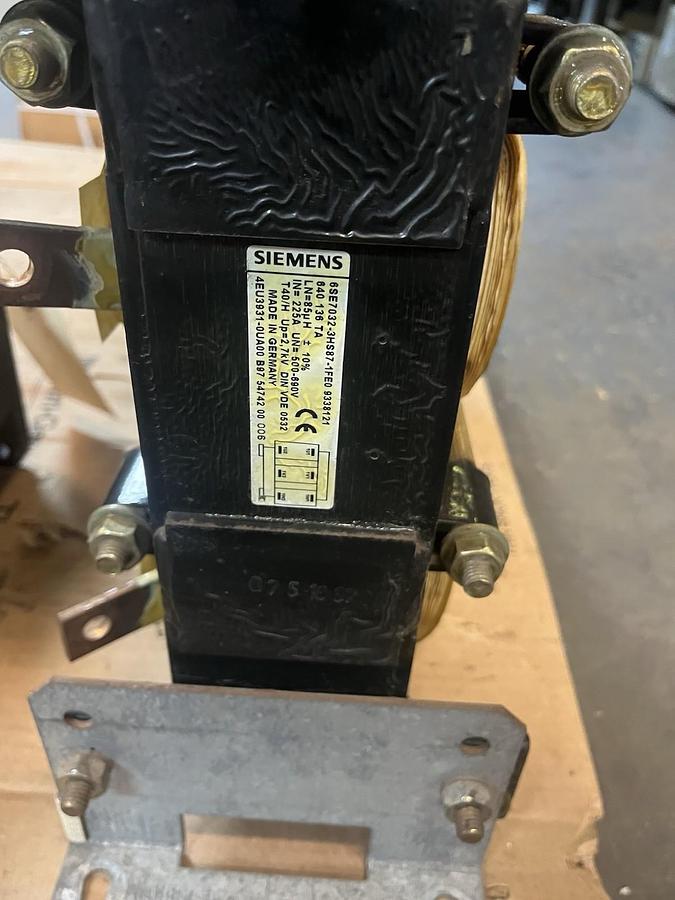 Used SIEMENS,6SE7032-3HS87-1FE0,SIMOVERT REACTOR