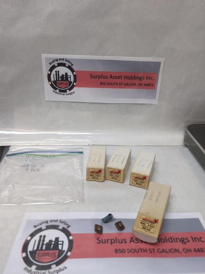 JOSLYN CLARK.S0.76,OVERLOAD HEATER ELEMENT LOT OF 4 NOS