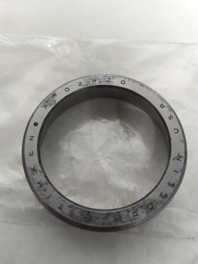 Used TIMKEN,02420,ROLLER BEARING CUP PRE-OWNED