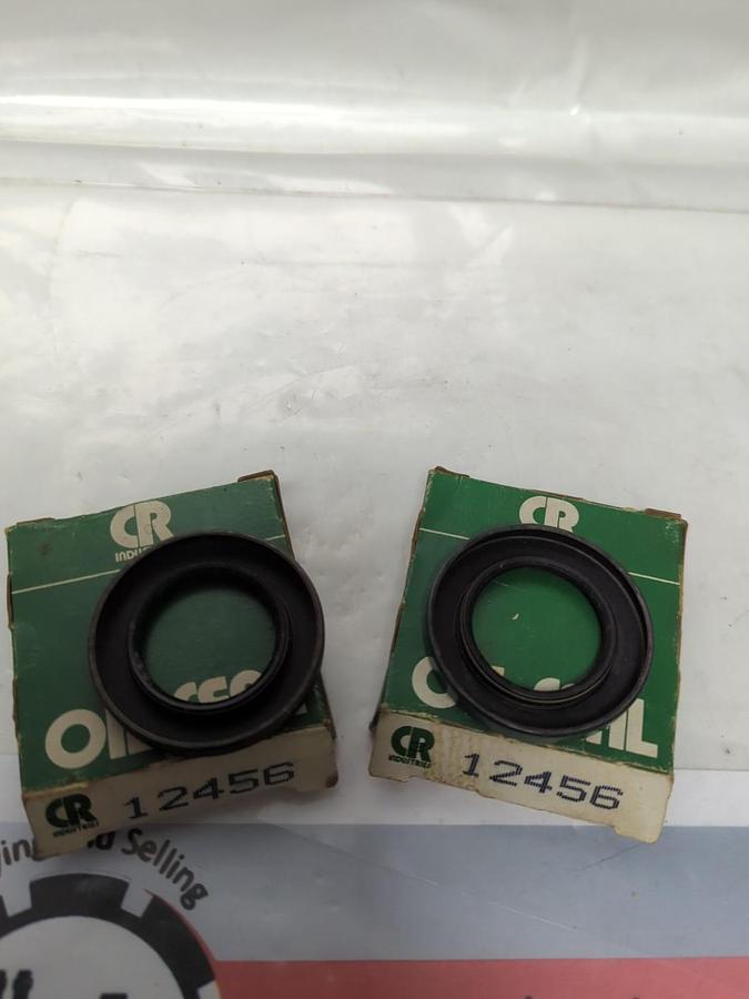 CHICAGO RAWHIDE,12456,OIL SEAL LOT OF 2 NOS