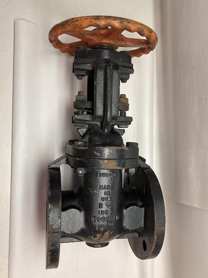 Used Stockham,1061-09,Bronze Gate Valve 2-1/2 Inch 125 S 200 CWP
