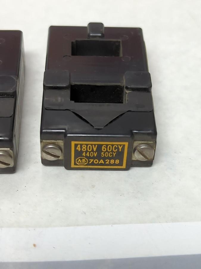 Used ALLEN-BRADLEY,70A288,COIL 440/480V 50/60HZ LOT OF 2 PRE-OWNED