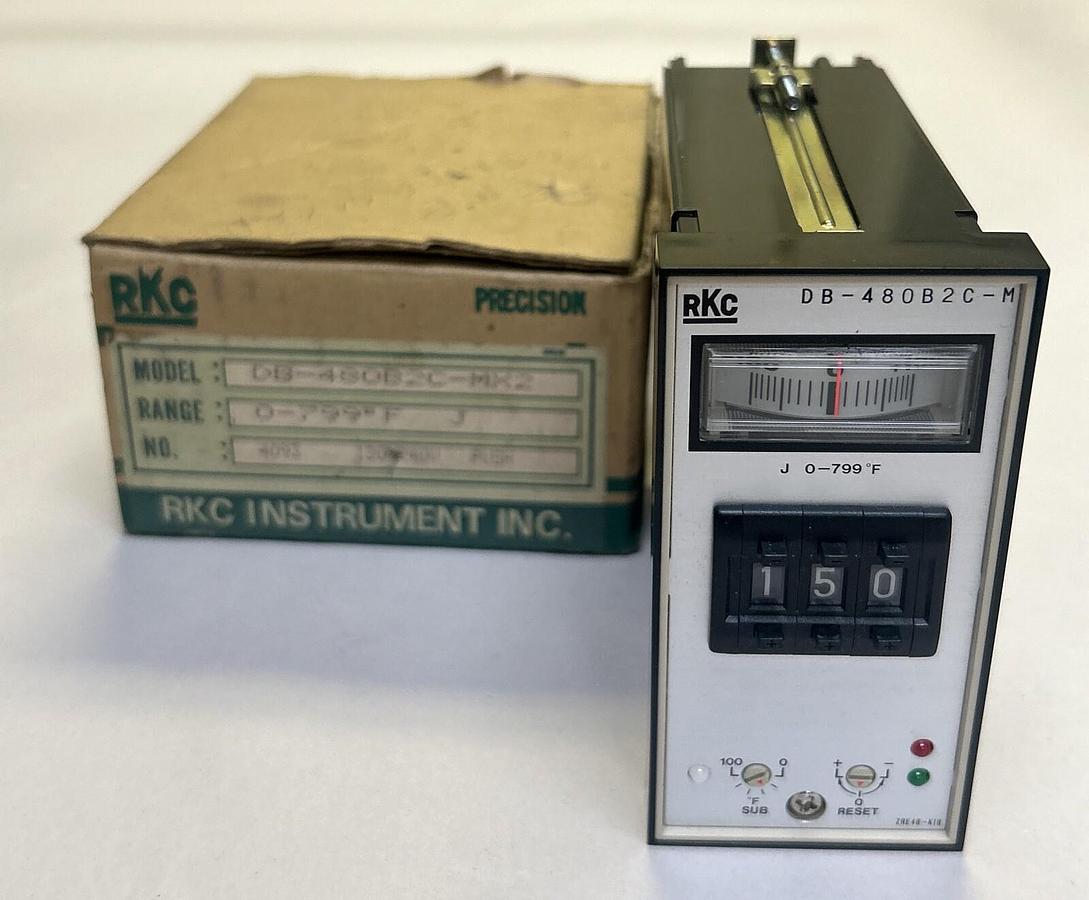 RKC,B-480B2C-MX2,TEMPREATURE CONTROLLER 0-799F NOS
