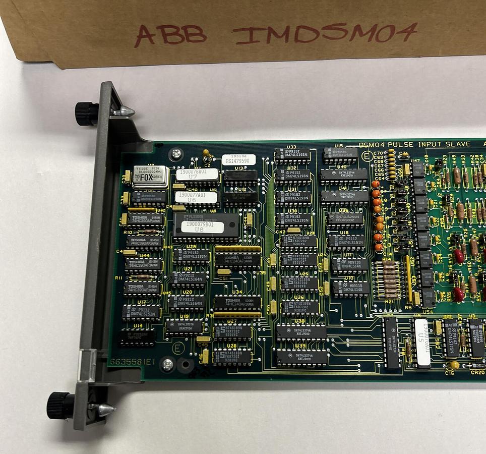 Used ABB BAILEY CONTROLS,IMDSM-04,PULSE INPUT SLAVE MODULE NEW