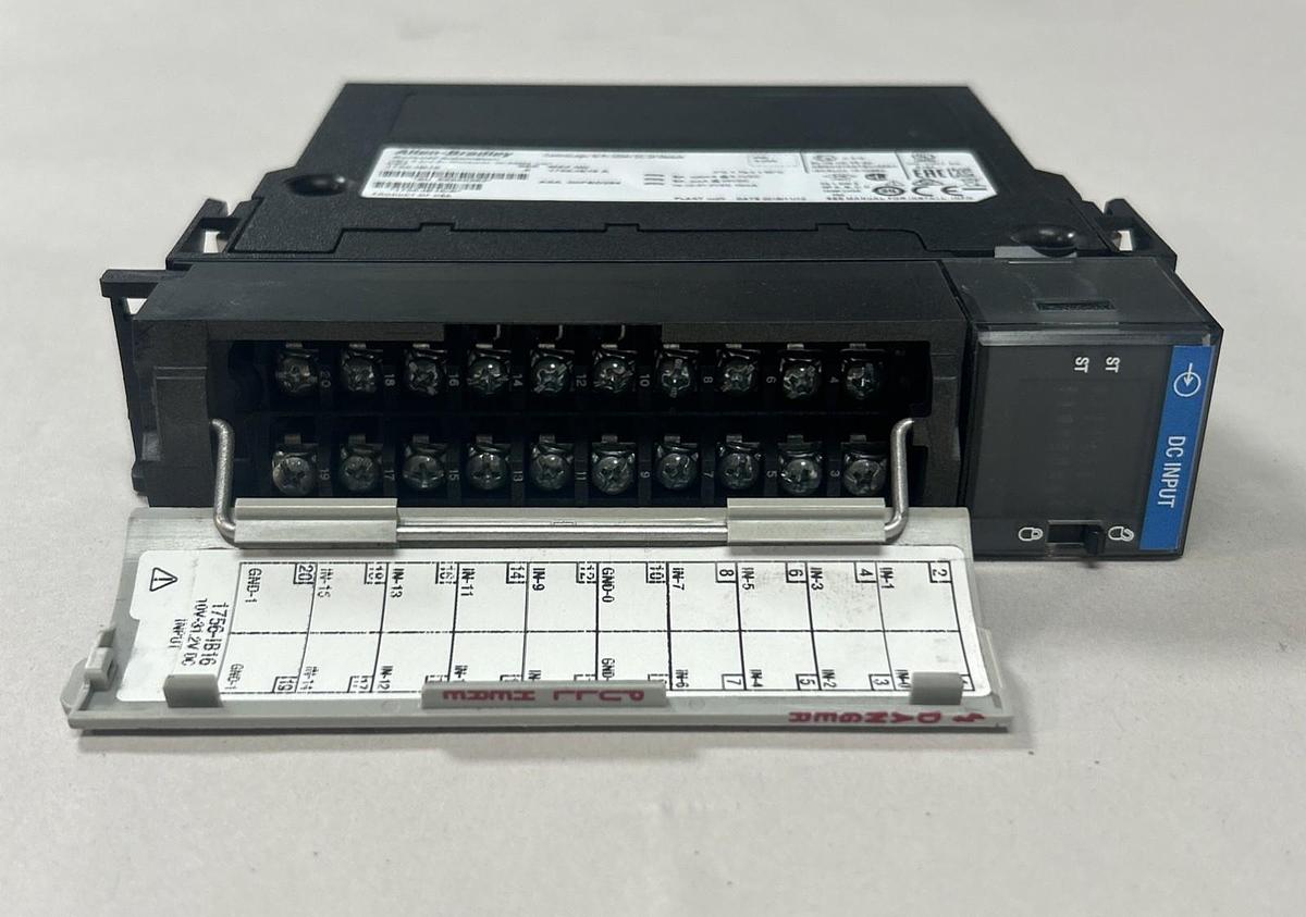 Used ALLEN BRADLEY,1756-IB16,SER A DC INPUT MODULE