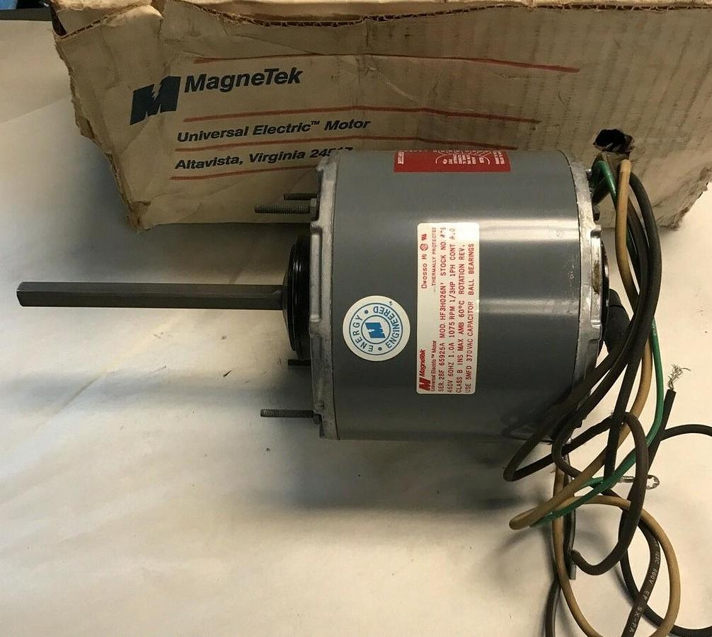 Magnetek,436 AC,Motor 1/3HP 1075 RPM 460V New in Box