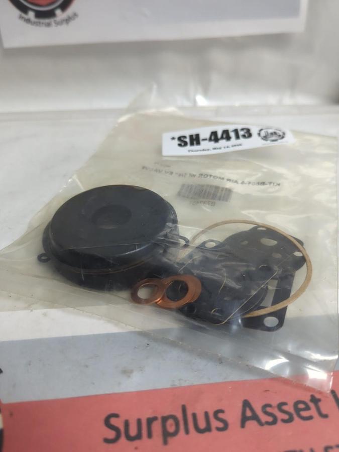 PARKER BELLOWS,B801-3,AIR MOTOR W/1/4 INCH EV VALVE KIT NOS