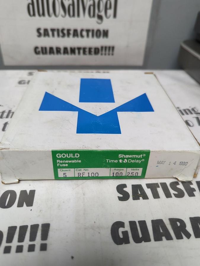 GOULD SHAWMUT,RF-100,RENEWABLE FUSES BOX OF 5 NOS