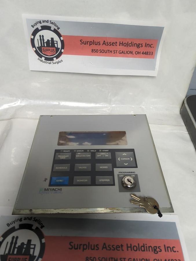 Used MIYACHI UNITEK,3525-01,CONTROL PANEL REV C WITH KEYS PRE-OWNED