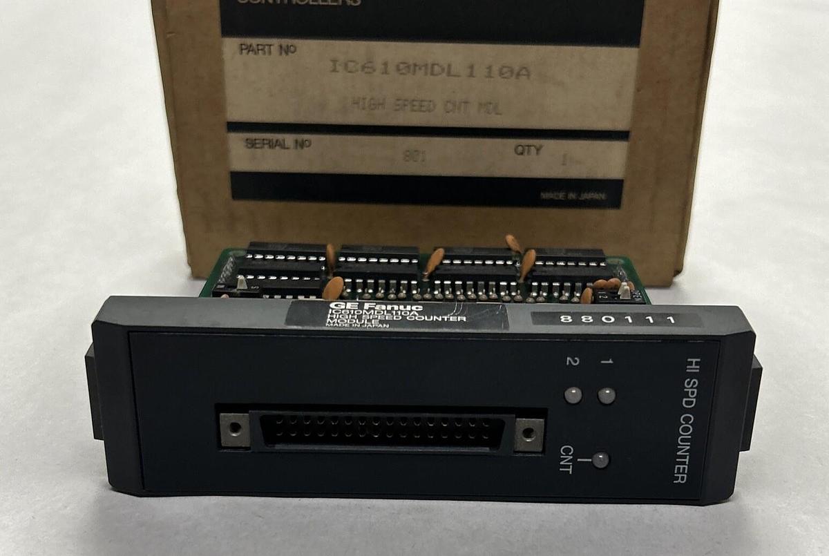Used GE FANUC,IC610MDL110A,HIGH SPEED COUNTER MODULE NOS