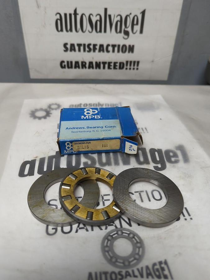 ANDREWS,RTL15,THRUST BALL BEARING NOS