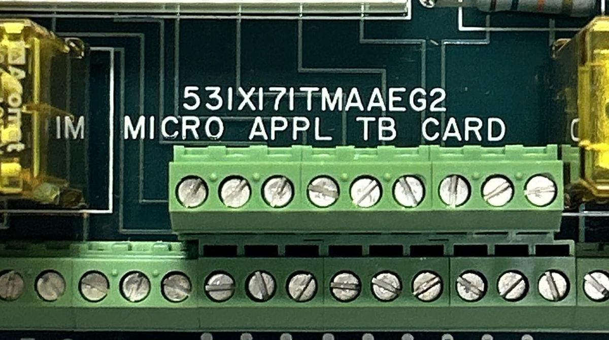 GENERAL ELECTRIC,531X171TMAAEG2,TERMINAL CARD BOARD NOS