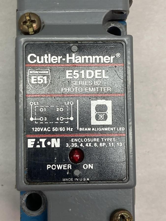 Used Cutler Hammer,E51DEL,Photo-Emitter Series B2