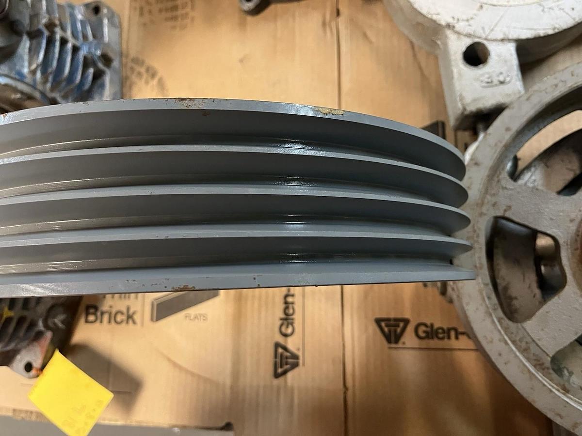 TB WOODS,15" OD,SHEAVE 4 GROOVE BORE 3-11/16"